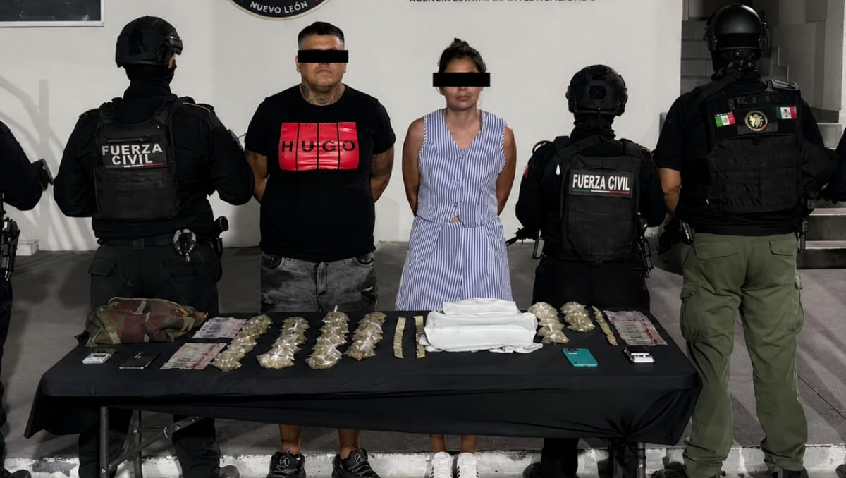El hombre fue localizado a bordo de una motocicleta junto con una mujer. Foto: Especial