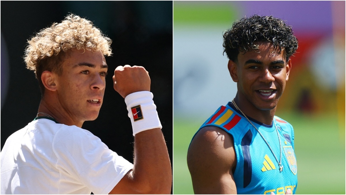 Jordan Lee, campeón júnior de Wimbledon, se inspiró en Lamine Yamal (Reuters)
