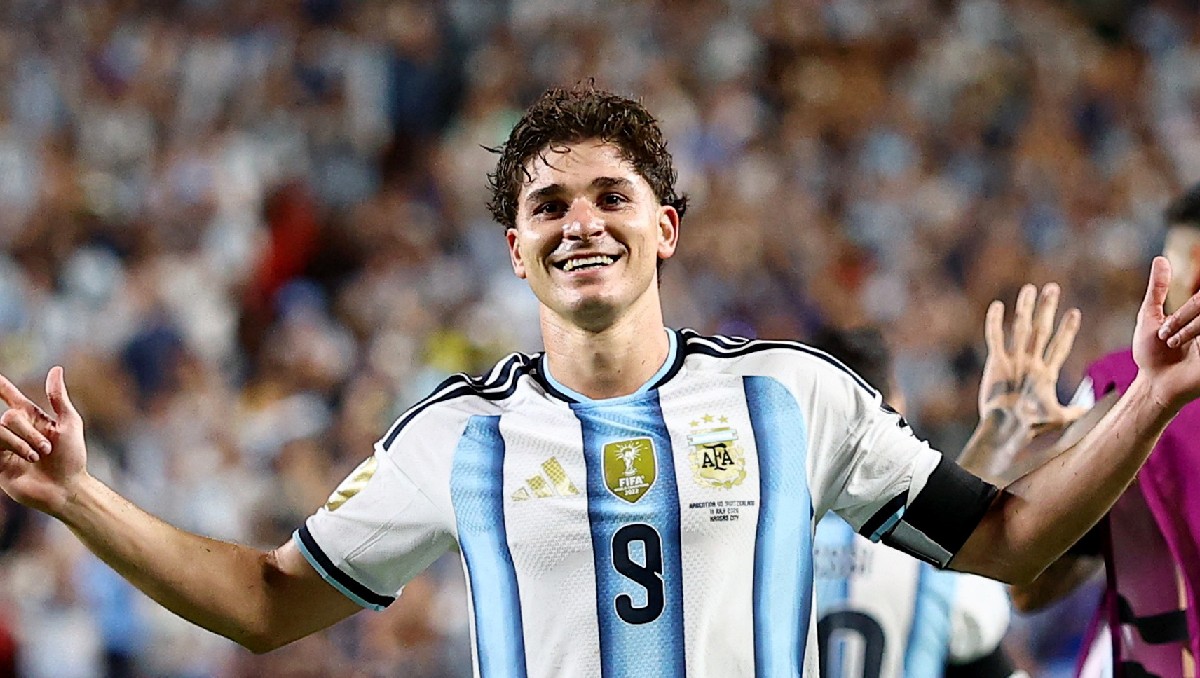 Julián Álvarez, jugador de la Selección de Argentina (Reuters)