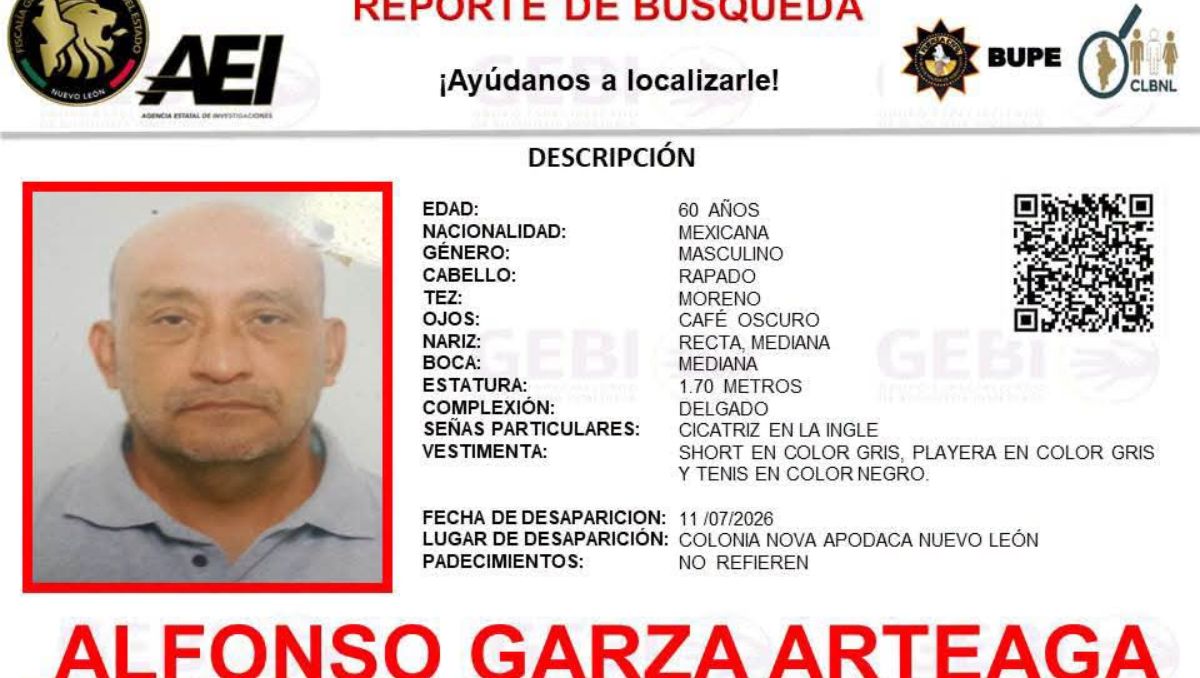 La última vez que fue visto el señor fue el 11 de julio | Especial