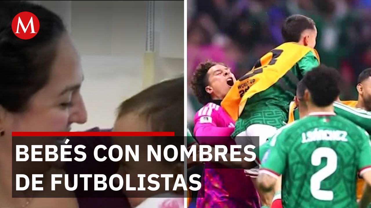 Padres registran bebés con nombres de futbolistas; autoridades advierten riesgos de esta tendencia