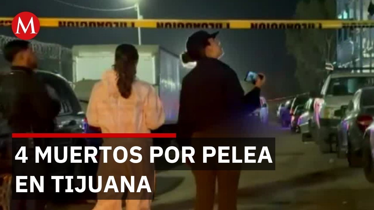 Pelea por una joven termina en masacre de 4 hombres en Tijuana durante madrugada del domingo