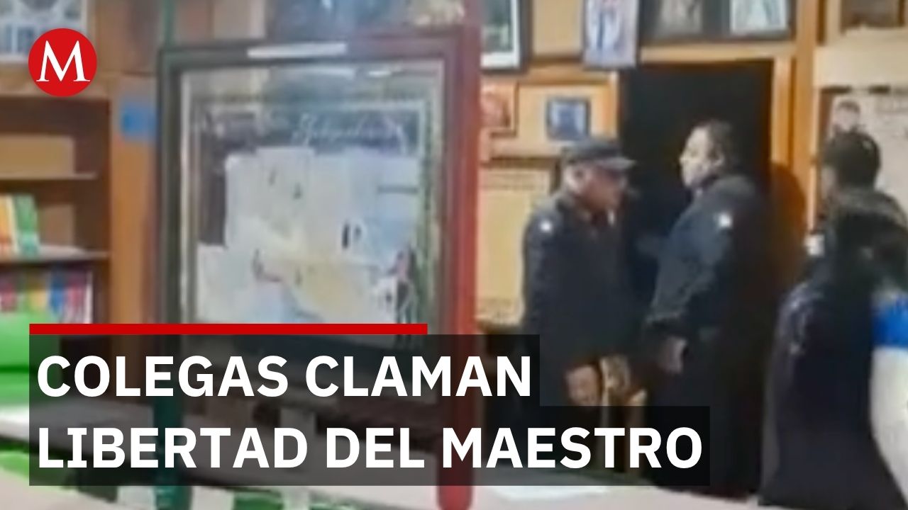 Profesor Alfonso enfrenta audiencia por tocamientos a alumno; maestros exigen su libertad