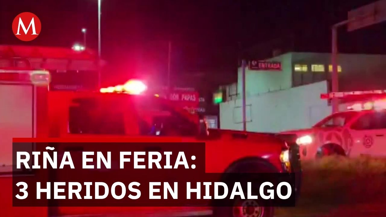 Riña en feria de Hidalgo deja 3 hombres heridos; autoridades detienen a responsables del incidente