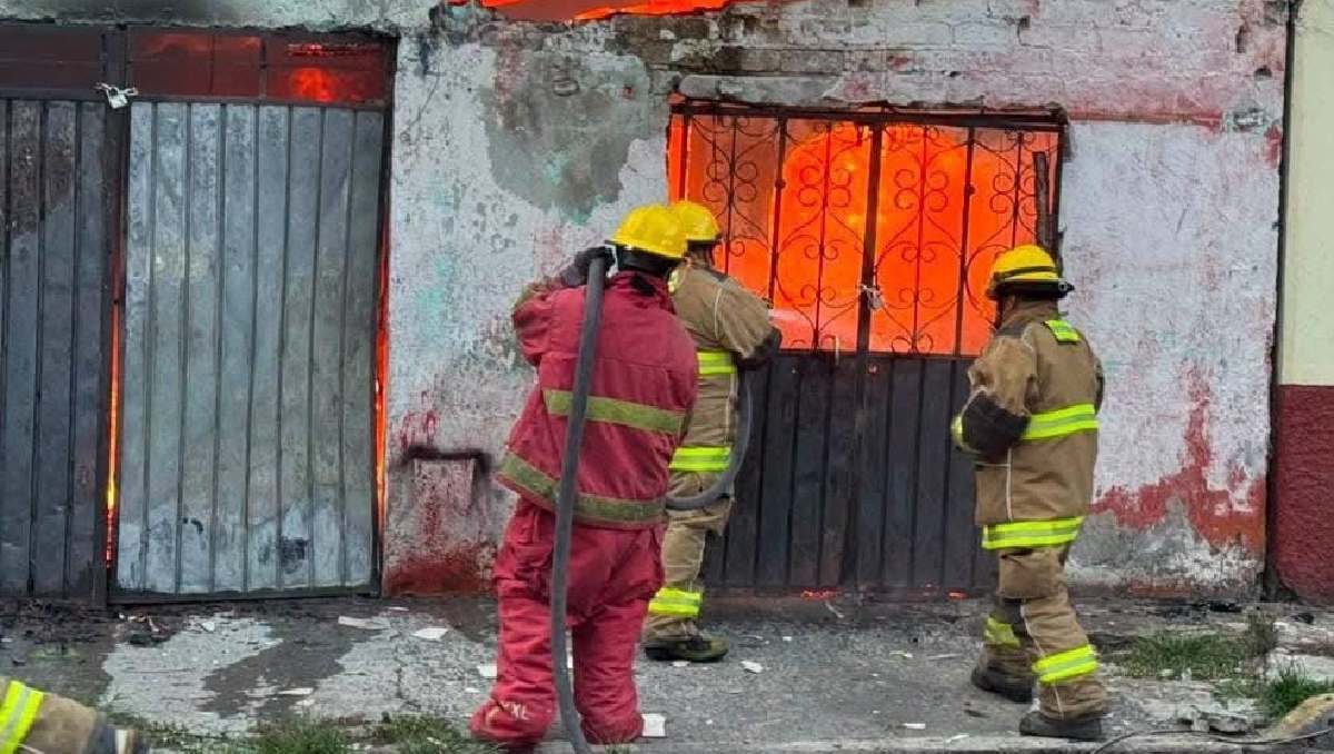 La vivienda siniestrada en Valle de los Reyes estaba deshabitada. | Foto: PC Los Reyes La Paz