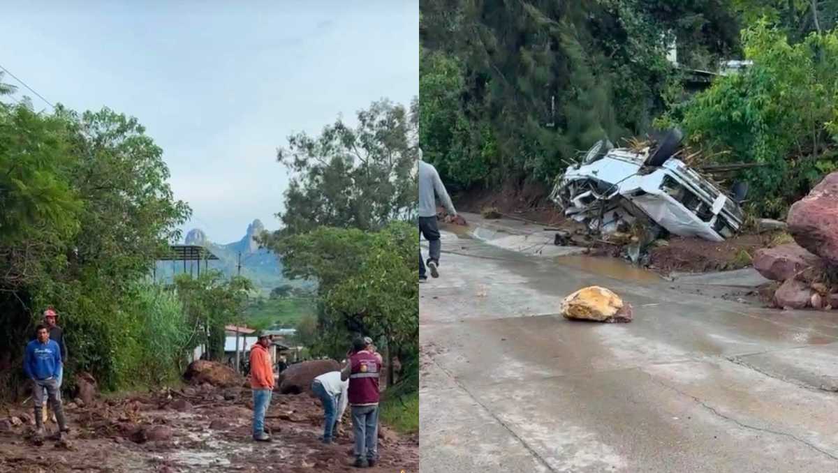 El ayuntamiento de Temascaltepec informa que hay por lo menos 14 viviendas afectadas por lluvias. | Foto: RRSS