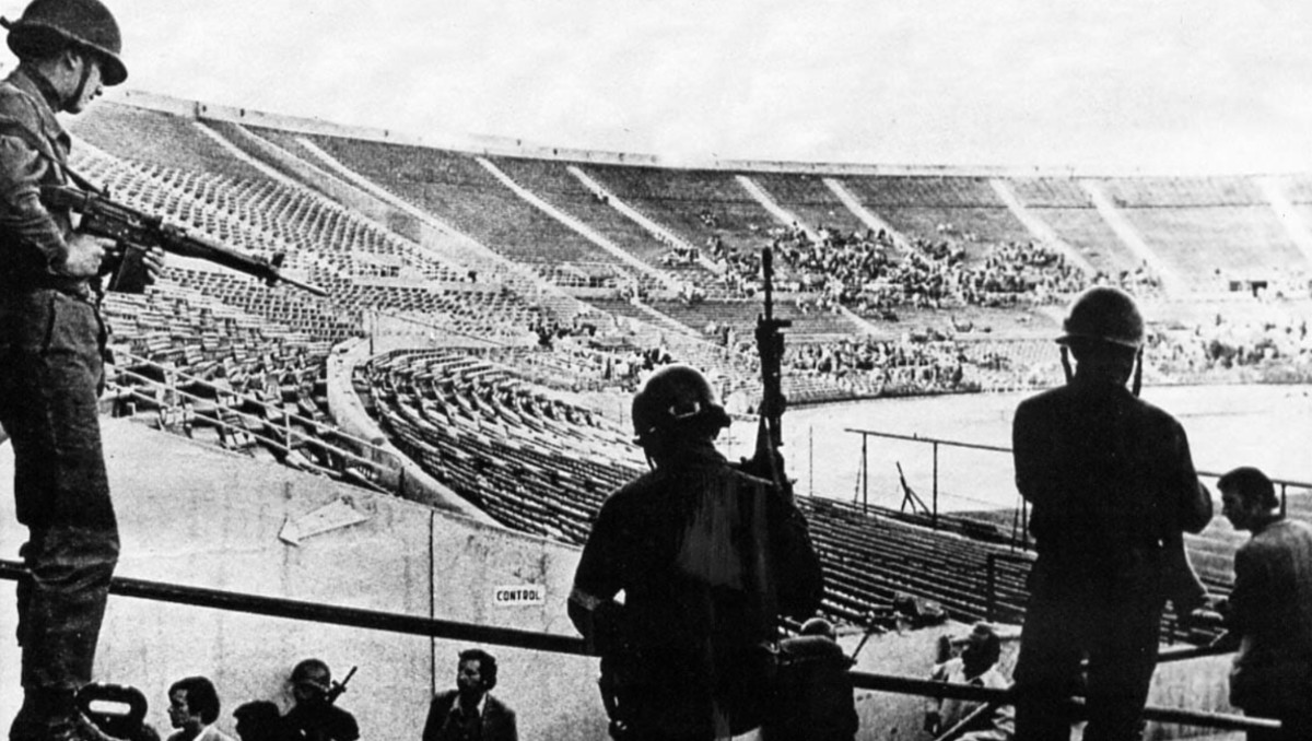El coliseo fue utilizado como cárcel desde el 11 de septiembre de 1973 | Foto: Corporación Estadio Nacional Sitio de Memoria