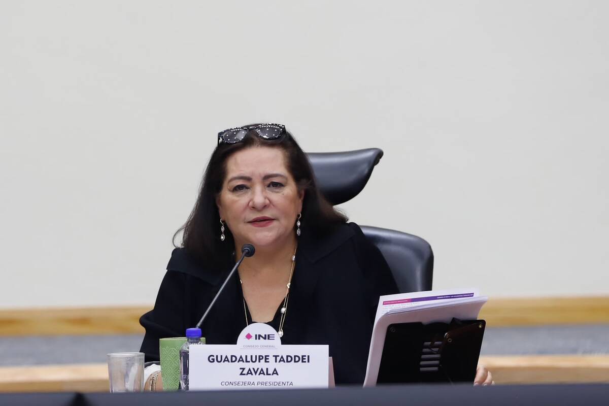 Guadalupe Taddei, consejera presidenta del INE. | Foto: Ariana Pérez