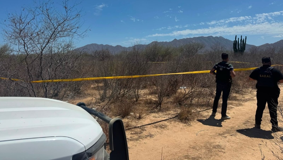 Hallan fosa clandestina en Baja California Sur. | Foto: Especial