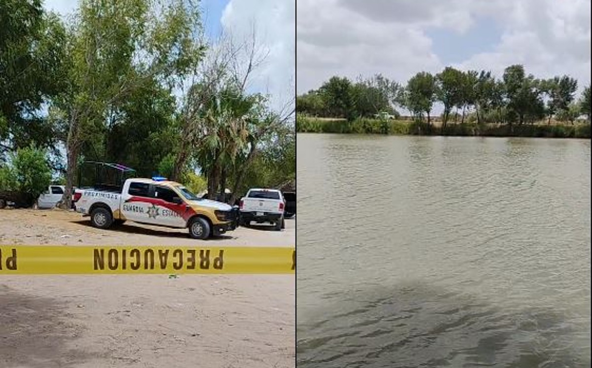 Un hombre de aproximadamente 30 años de edad fue localizado sin vida en aguas del río Bravo. | Redes sociales: Telediario Reynosa