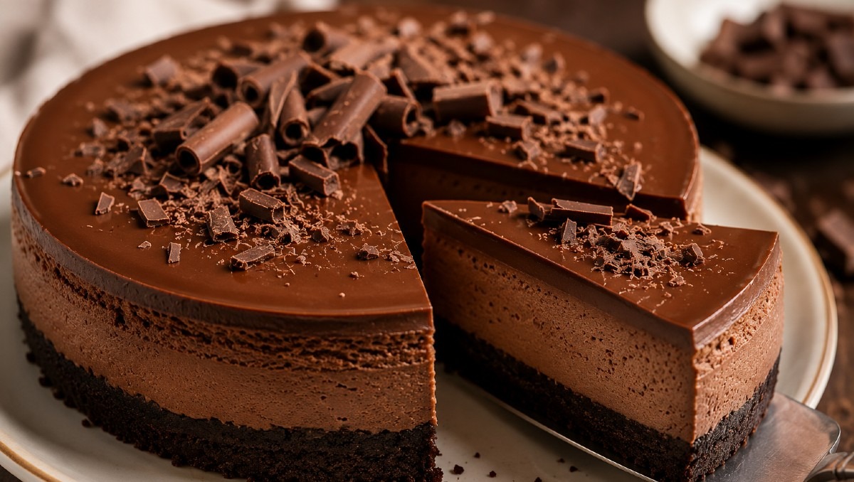 Imagen ilustrativa de un pay de chocolate (IA)