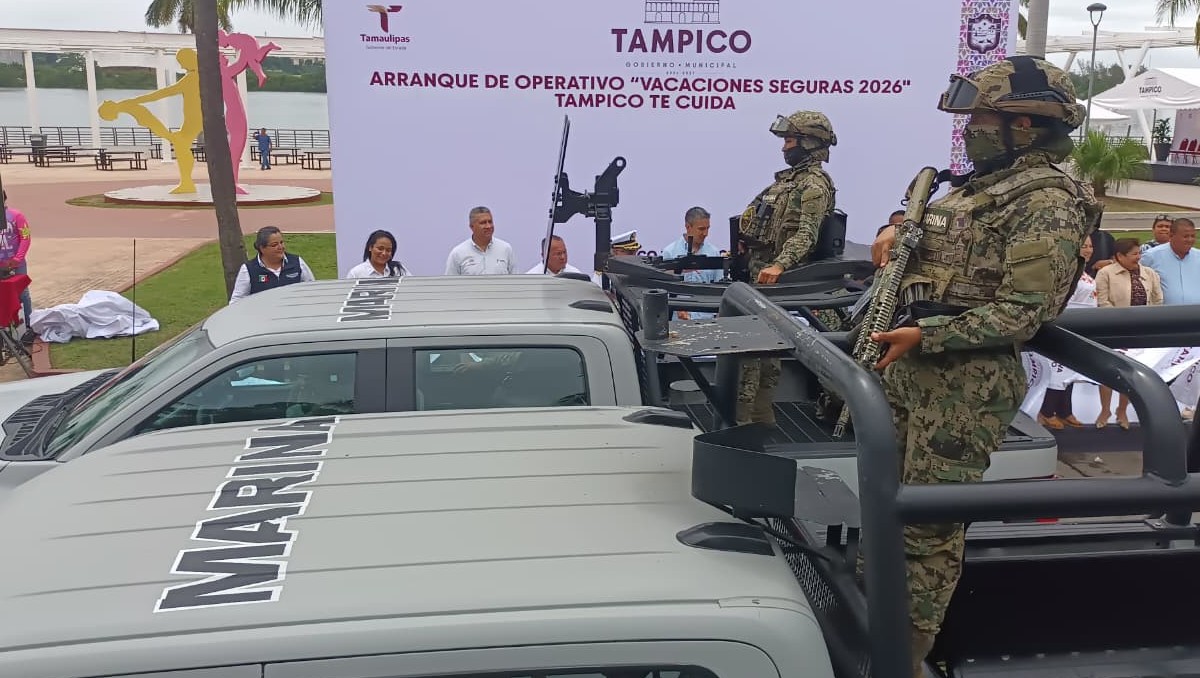 Inicia operativo Vacaciones Seguras en Tampico. (Jesús Alberto García)