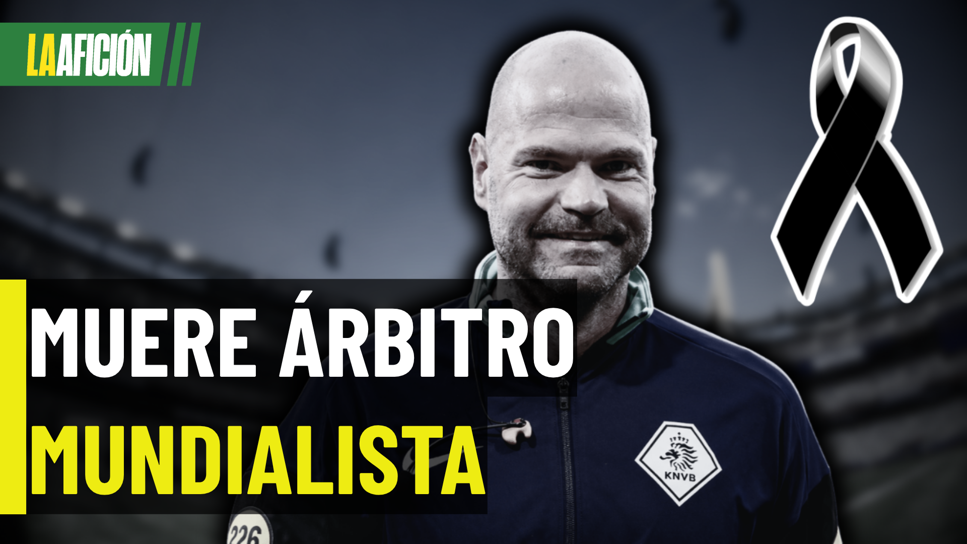 ¡Luto en el arbitraje! Fallece Rob Dieperink a los 38 años
