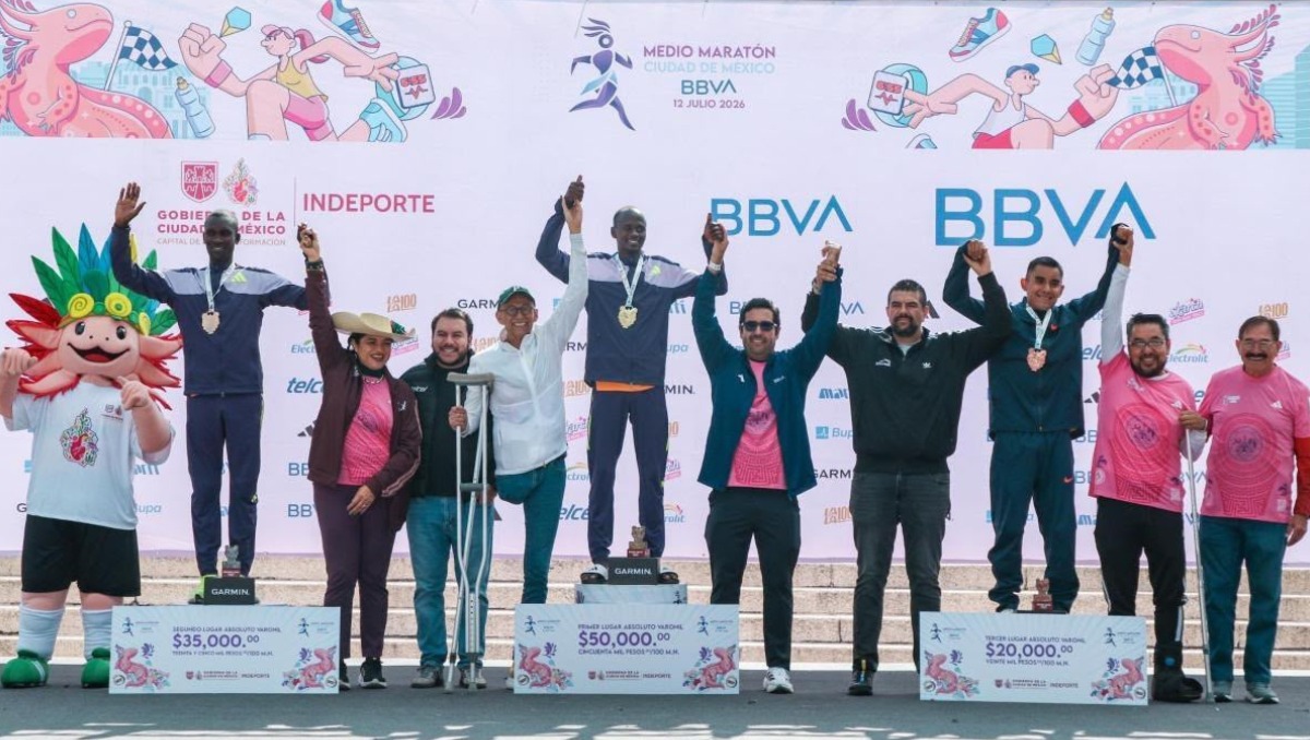 Medio Maratón de la CdMx reunió a 35 mil corredores (Cortesía)