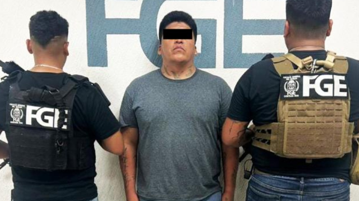 Miguel 'N', alias 'El Kilo', es identificado como presunto líder de la banda criminal | Foto: FGE Quintana Roo