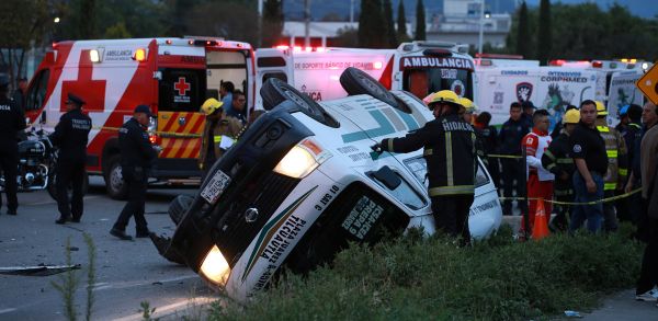 Aunque Mineral de la Reforma encabezó el registro de accidentes, Pachuca registró el mayor número de personas fallecidas. JORGE SÁNCHEZ