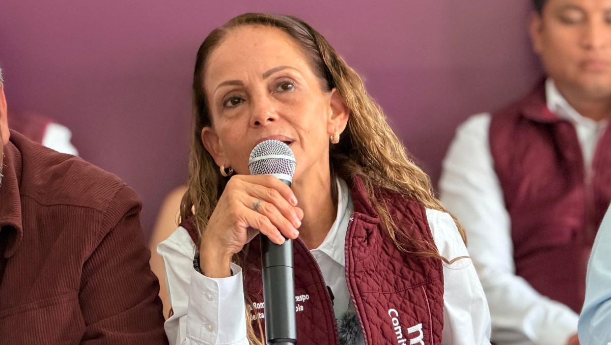 Olga Lucía Romero Garci-Crespo, presidenta del Comité Ejecutivo Estatal de Morena en Puebla | Cortesía: @MorenaPuebla_