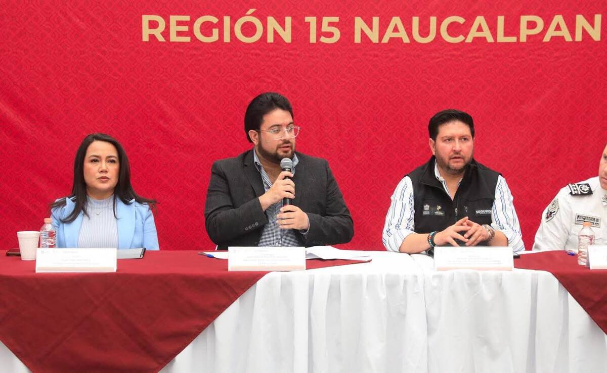 El presidente municipal Isaac Montoya presenta una baja del 16.28% en delitos de alto impacto en Naucalpan. | Especial