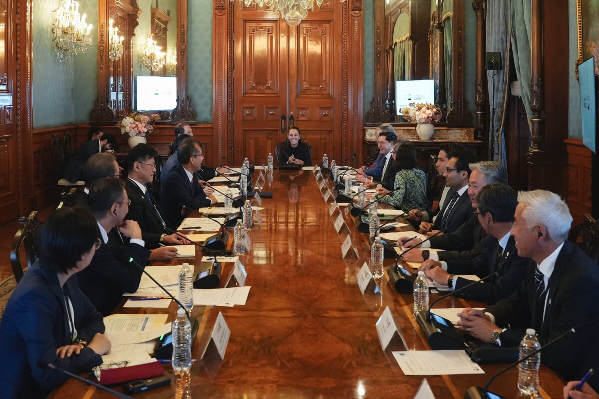 Sheinbaum Pardo indicó que en nuestro país existen mil 600 empresas japonesas. | Foto: X