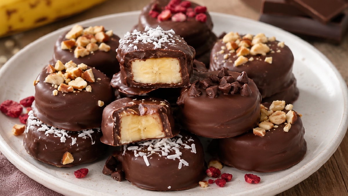 Cómo hacer snacks de chocolate con plátano en 15 minutos | IA DISCOVER
