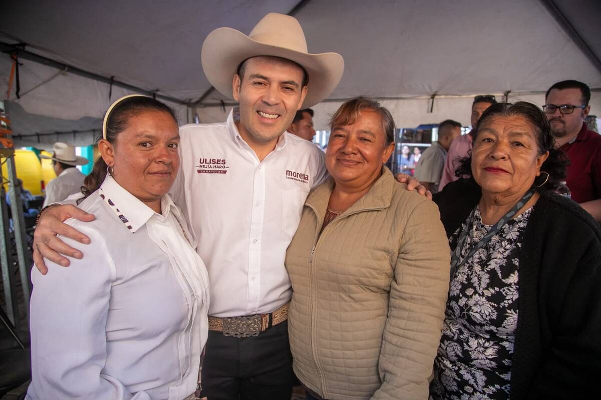 Ulises Mejía Haro regresó al municipio de Pinos | Especial