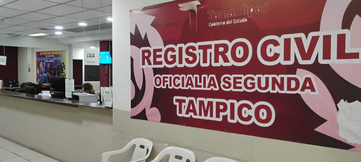 Actas y trámites seguirán disponibles en Tampico durante periodo vacacional. | Foto: Sergio Sánchez