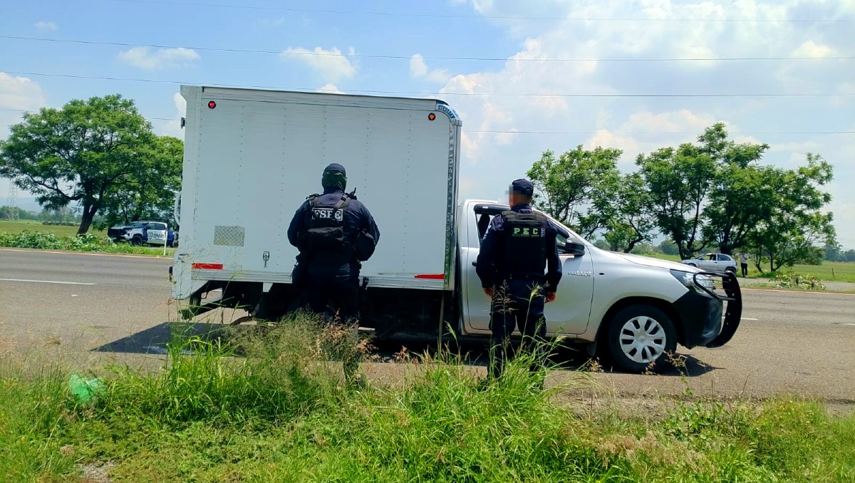 Apaseo el Grande: recuperan camioneta robada y 1.4 toneladas de carne | Cortesía SSP