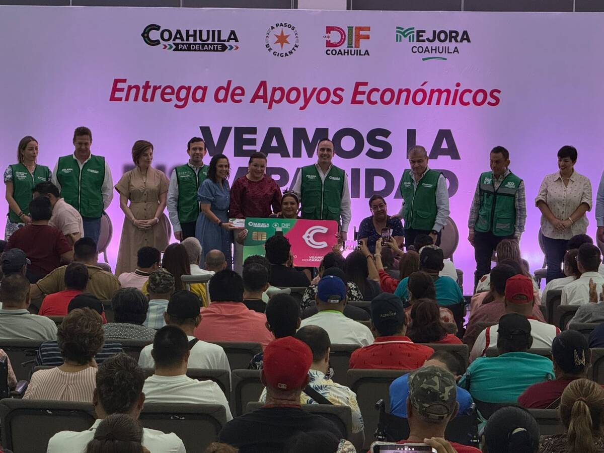 Coahuila lanza apoyos económicos para personas con discapacidad.| Cortesía