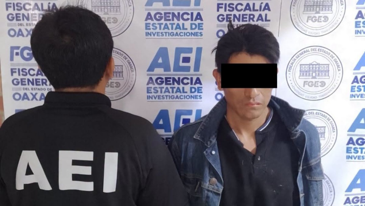 Fue detenido el presunto autor material del asesinato del alcalde de San Miguel Yogovana. | Foto: Fiscalía de Oaxaca