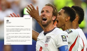 La embajada británica en Argentina emitió un divertido 'comunicado interno' previo a la Semifinal del Mundial 2026.