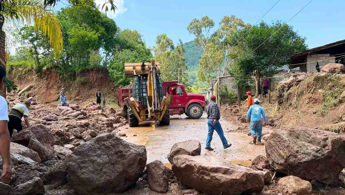 Gobierno del Edomex reforzará la vigilancia en San Pedro Tenayac tras las lluvias que causaron daños materiales. | Foto: Especial