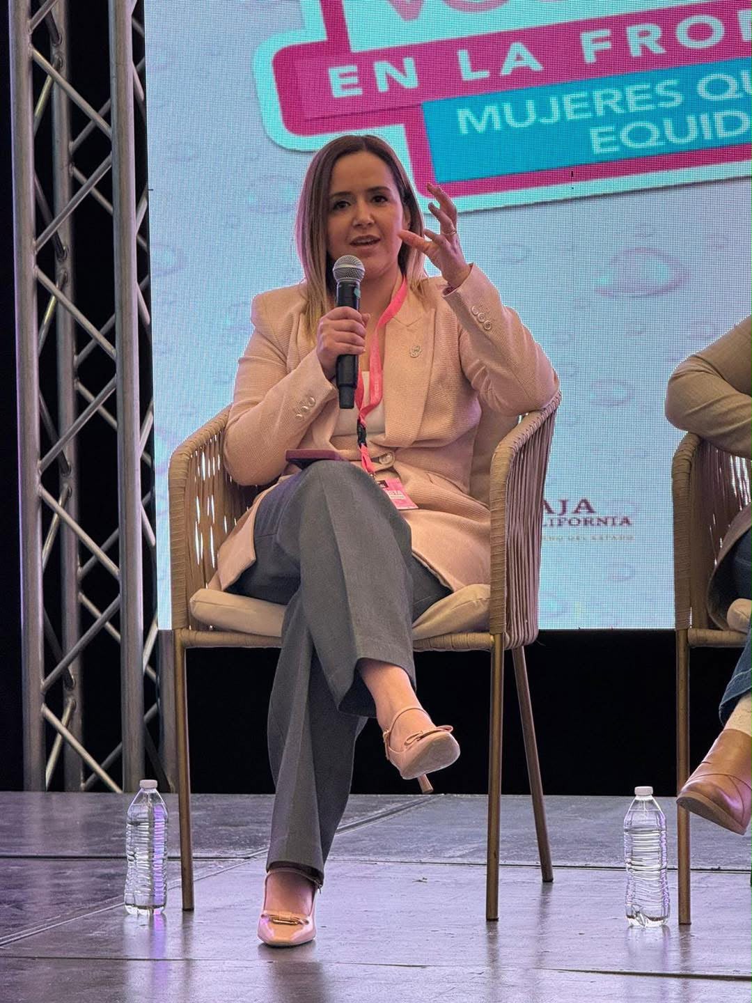 María Quijada recibió atención luego del ataque | Especial