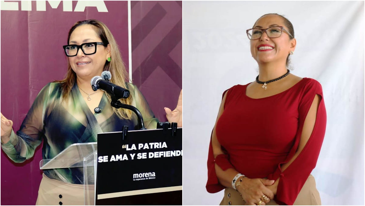 En su página web, la dirigente de Morena en Colima se describe a sí misma como "influencer". | Especial