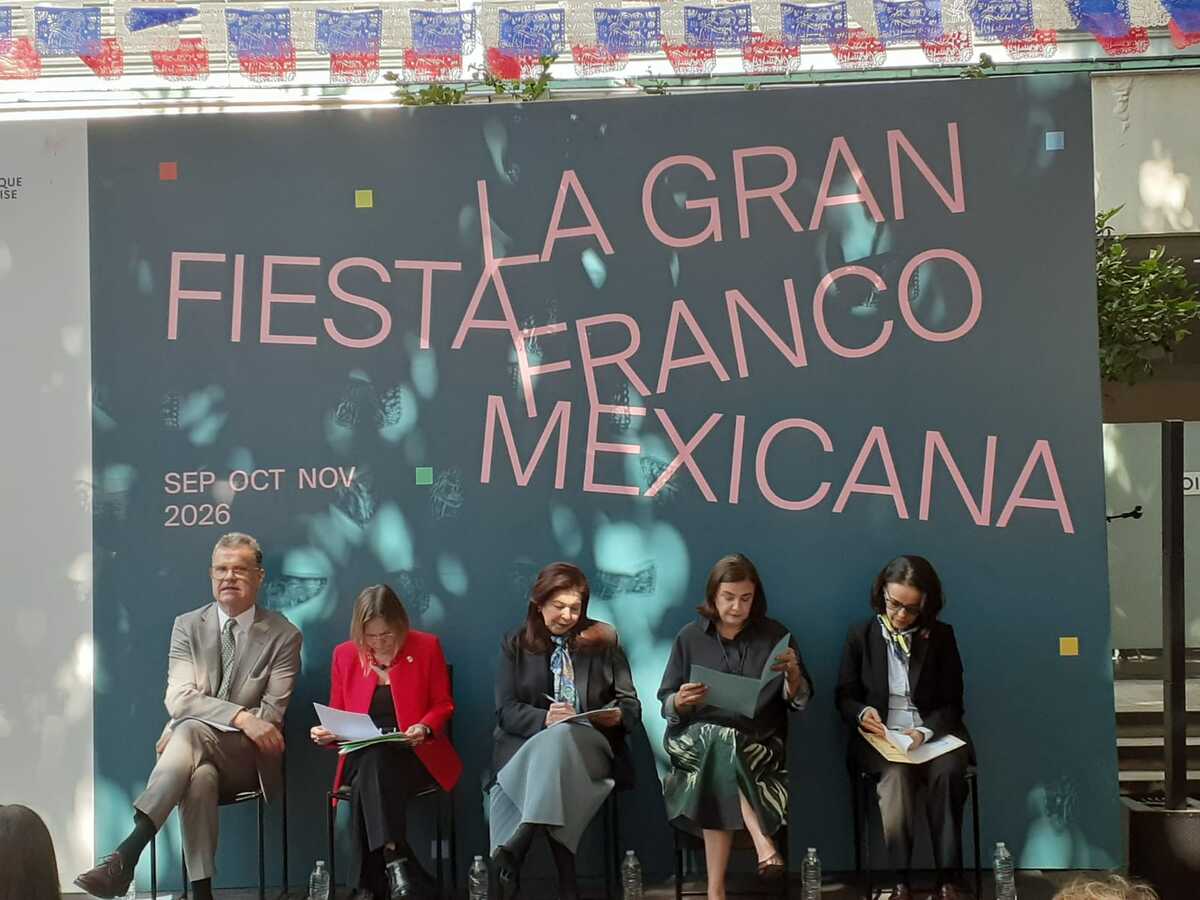 Presentación a medios de la Gran Fiesta Franco-Mexicana. (Foto: José Juan de Ávila)