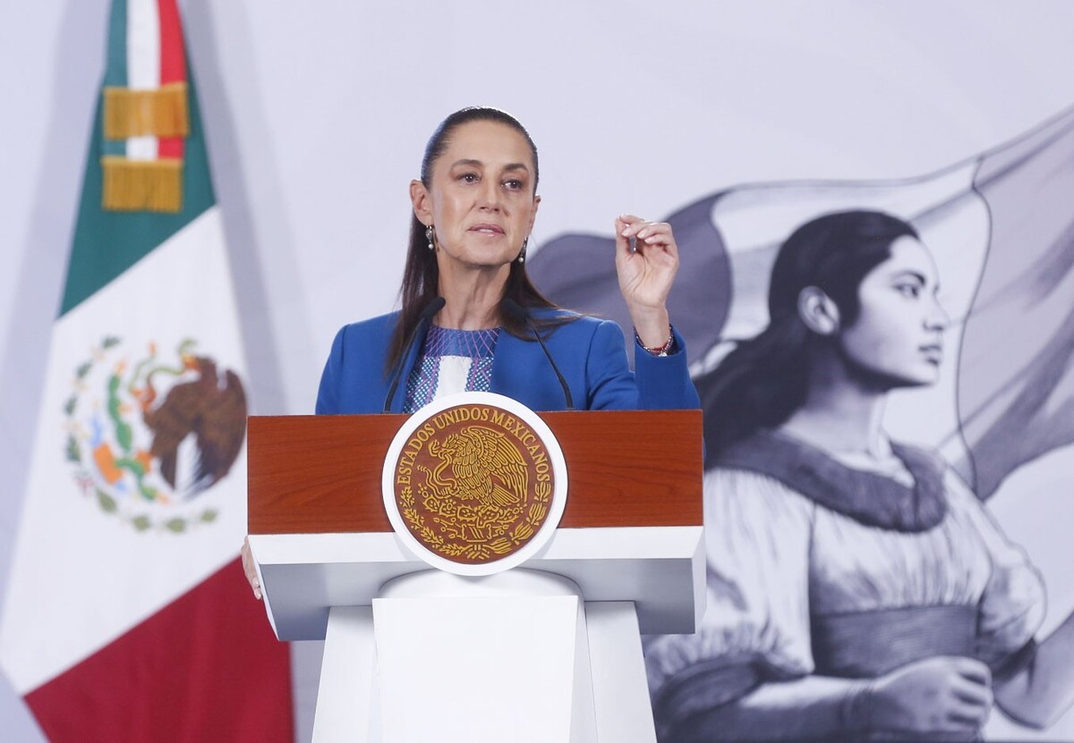 Claudia Sheinbaum, presidenta de México. | AP