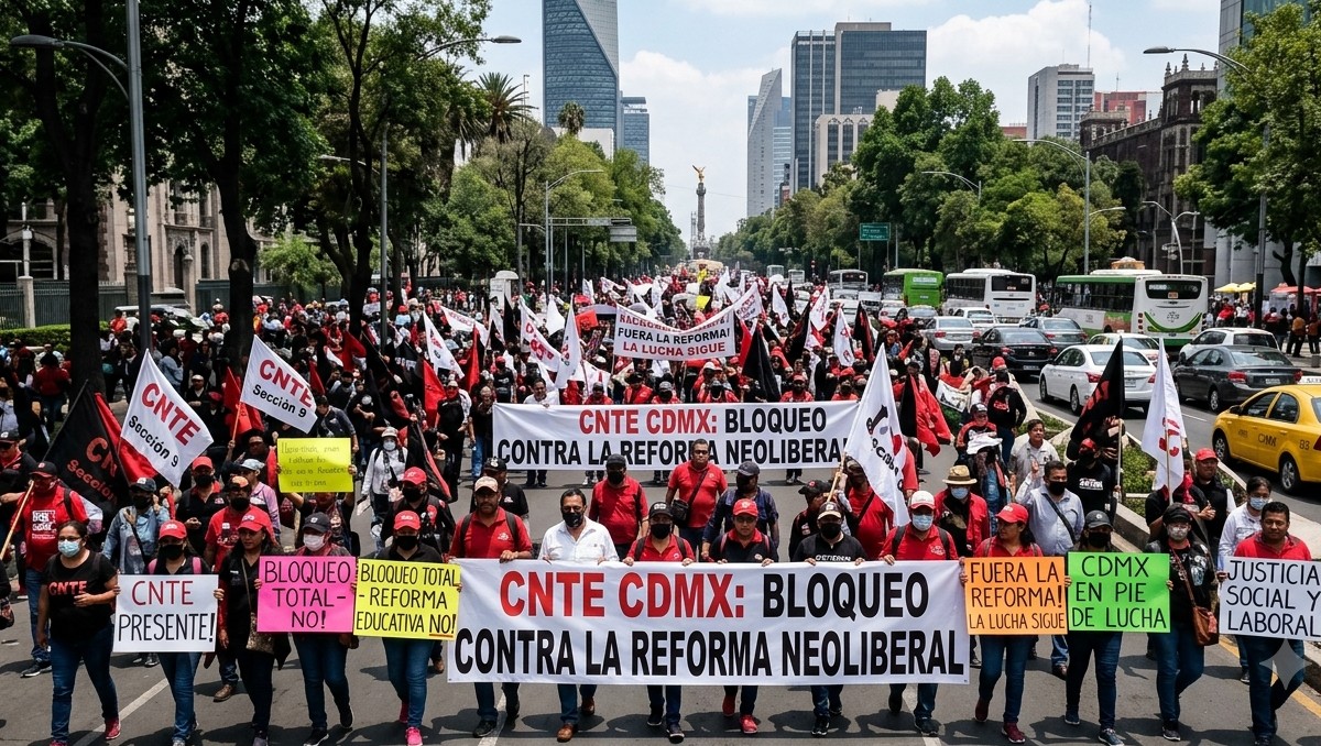 La CNTE llevará a cabo una protesta éste jueves | IA DISCOVER