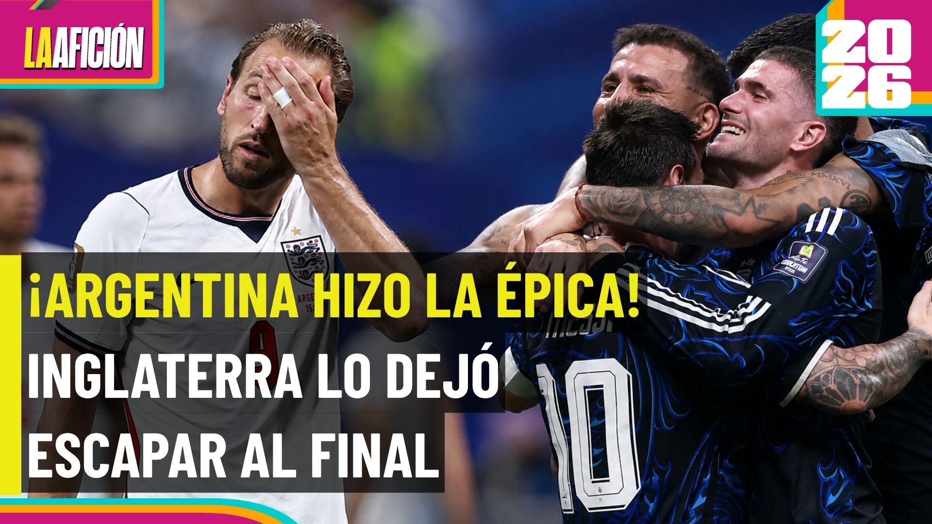 ¿Quién detiene al campeón? Argentina elimina a Inglaterra y va por España