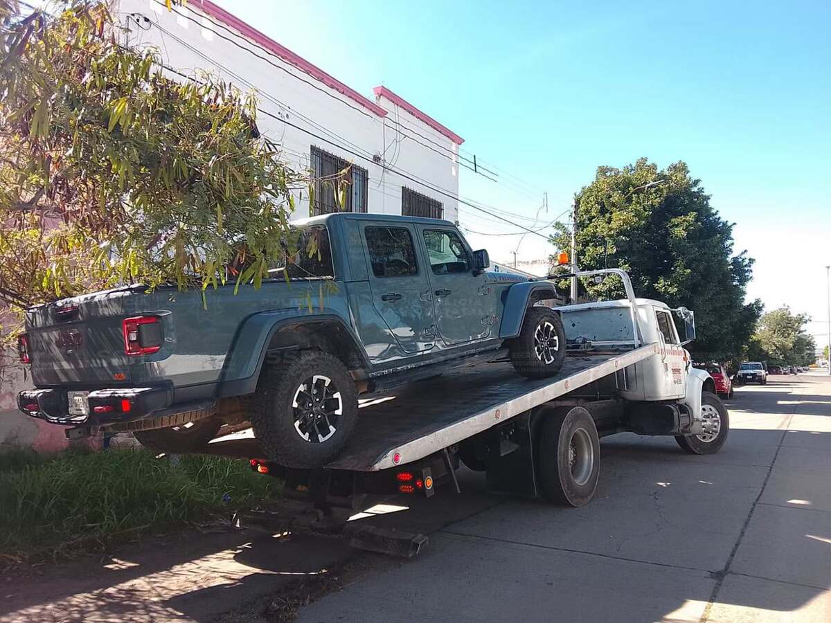 En Durango, recuperan otra camioneta Jeep Rubicon robada en Coahuila. | Foto: cortesía SSP.