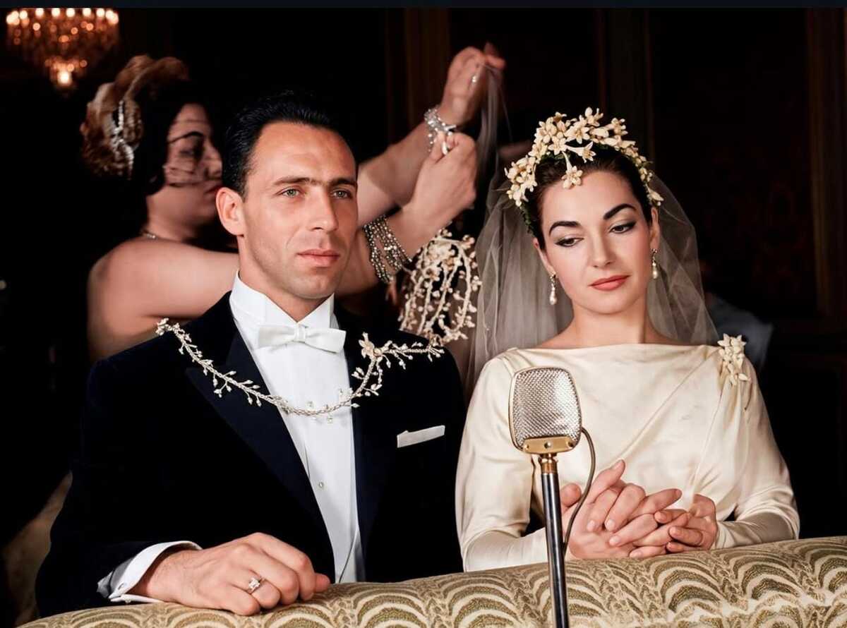 Elsa Aguirre y el día de su boda con Armando Morado. | ESPECIAL