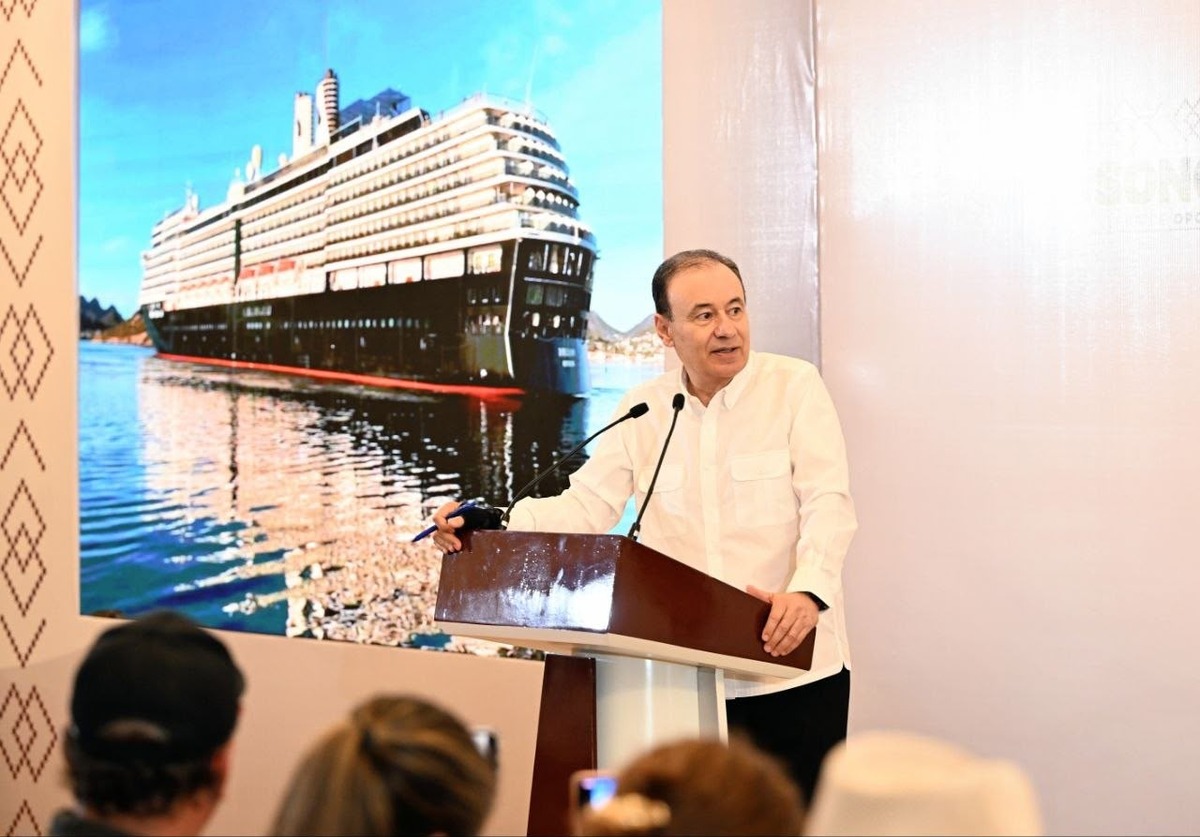 El gobernador busca consolidar a Guaymas-San Carlos como una escala permanente en los itinerarios del Golfo de California. | Foto: Especial