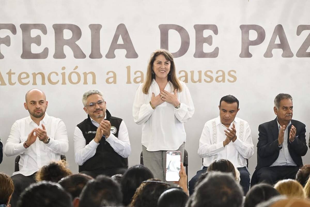 La gobernadora del estado indicó que alcanzar la paz en todo el territorio constituye su prioridad. | Foto: Especial