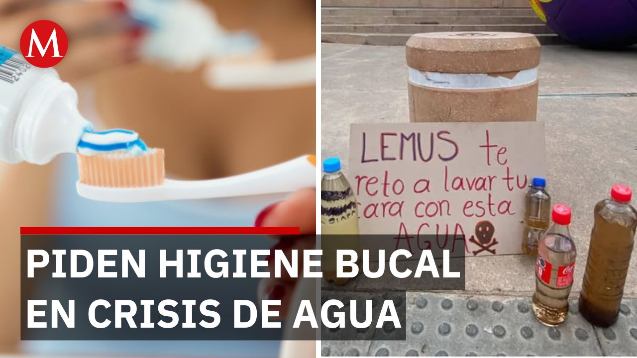 Gobierno de Jalisco pide mantener la higiene bucal en crisis de agua potable