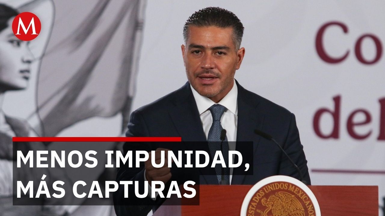 Harfuch desglosa detenciones y el plan contra la extorsión en México