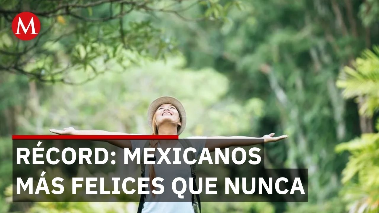 México alcanza récord histórico de felicidad con calificación de 8.62 según INEGI