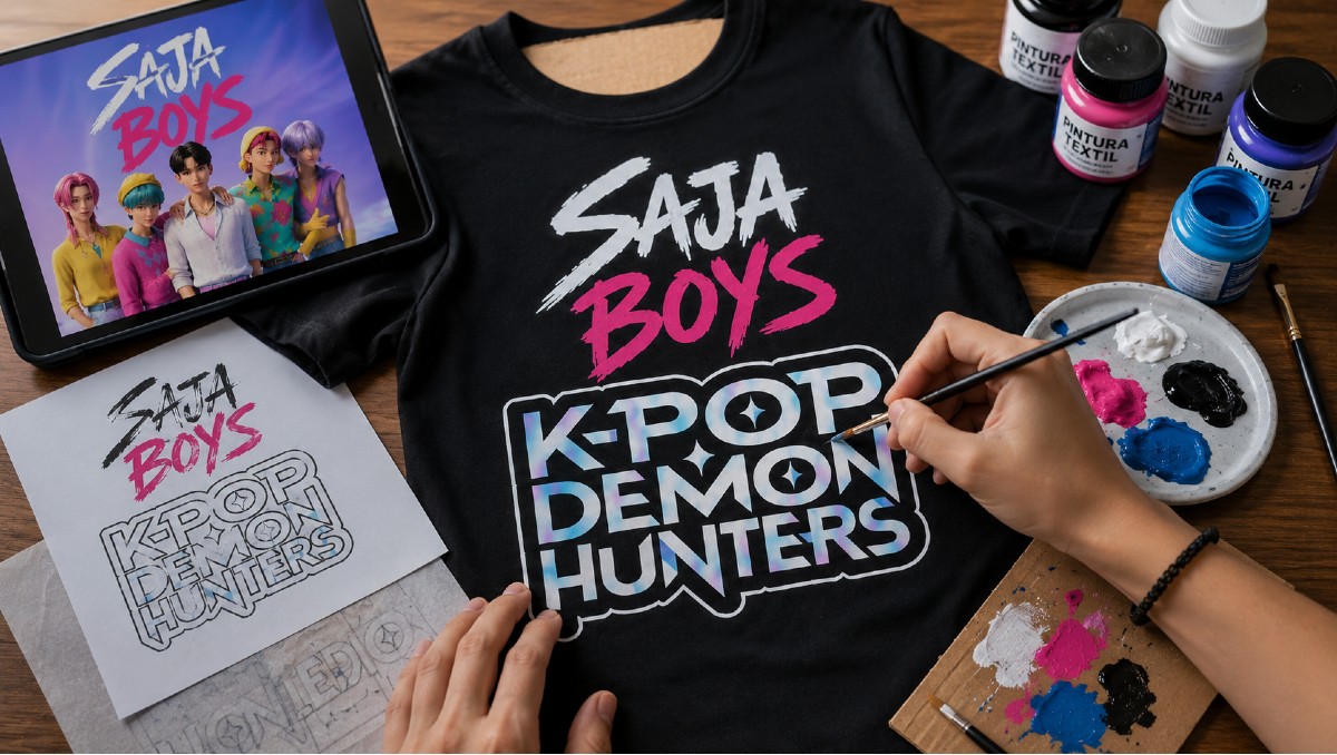 Cómo hacer una playera de los Saja Boys en casa | Guía paso a paso