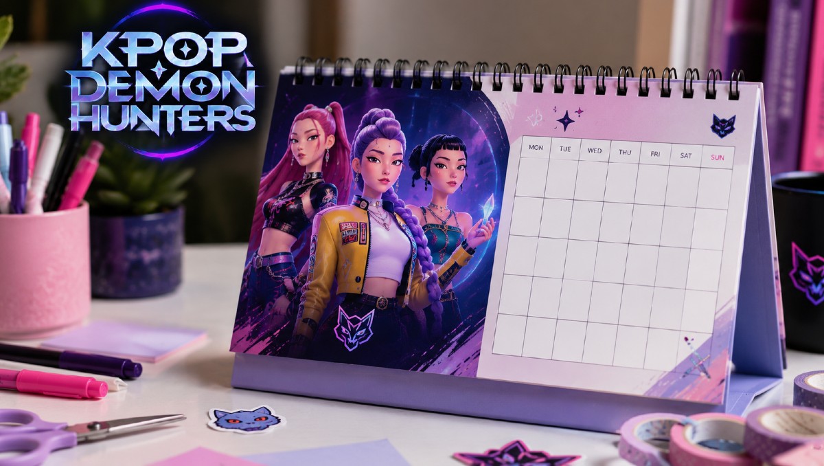Cómo hacer un calendario de Las Guerreras K-Pop en casa | IA DISCOVER