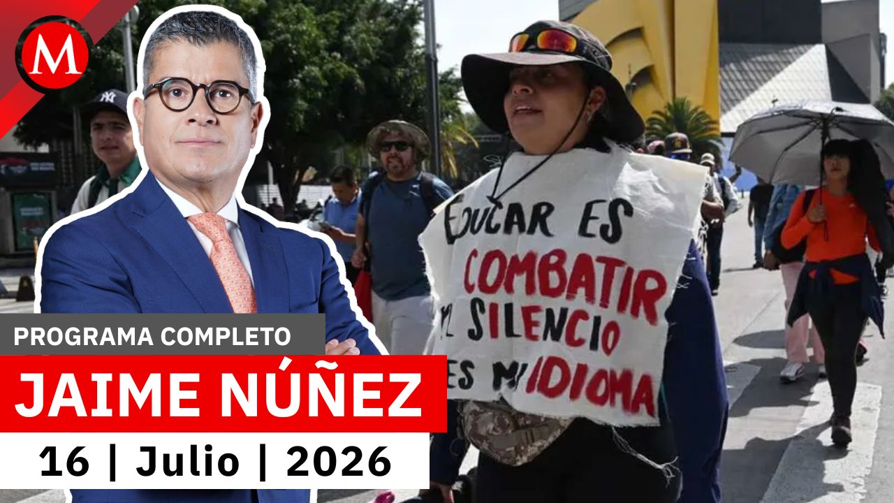 La CNTE vuelve a manifestarse en calles de la CdMx | Jaime Núñez, 16 de julio de 2026