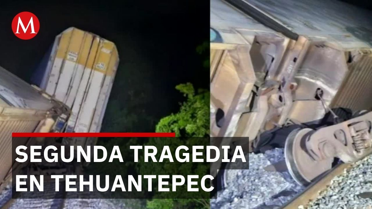 Descarrilamiento del Tren Interoceánico en Istmo de Tehuantepec; Sheinbaum anuncia cambio de ruta
