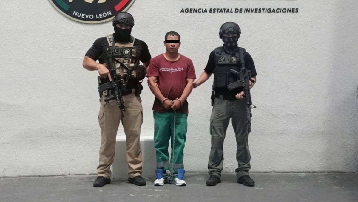 El detenido fue identificado como Junior Elías "N", de 35 años de edad. Foto: Especial