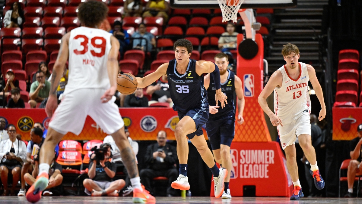 Karim López debuta en la NBA Summer League en la victoria de Memphis ante Atlanta (AFP)